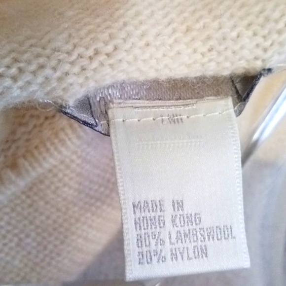 Vintage Y2K Esprit Wool Preppy Collared Button Front Cardigan Sweater Size S - Picture 9 of 9